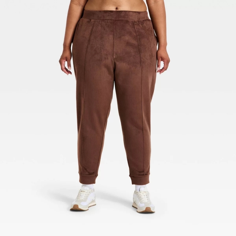 all in motion Women's Deep Brown Ponte Jogger Pants